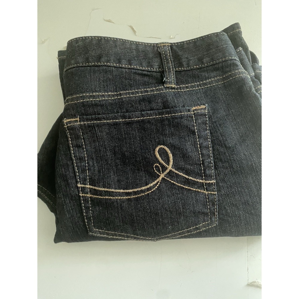 Ann Taylor Loft Curvy Boot Dark Denim Jeans - Sz 16P